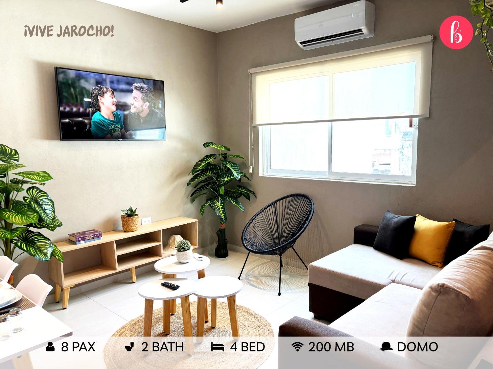 Vive Jarocho-apt Y Domo A 5 Min Playa Veracruz