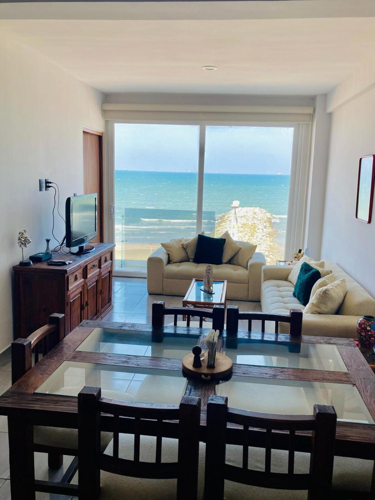 Apartamento Frente A La Playa Con Acceso Directo Ac Alberca Y Elevador *